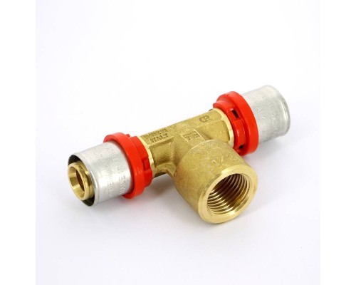 Тройник пресс-В TIEMME 20х1/2"х20