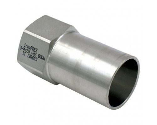 Переход нерж AISI316L Дн18х1/2" Ру16 труба/ВР Inoxpres RM 269102018