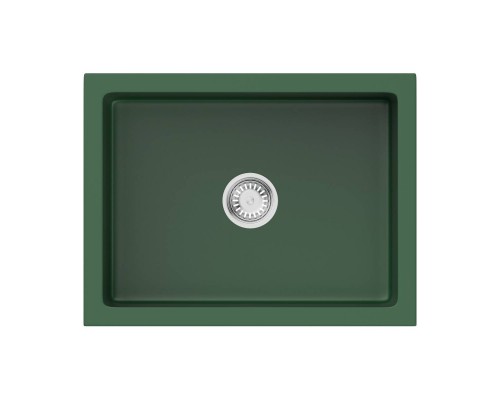 Omoikiri Mikura 61-RG Matt Кухонная мойка Natceramic 61x46 см, цвет: royal green 4911256