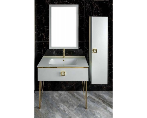 Armadi Art Lucido Тумба подвесная 84х55х30h см, цвет: белый 770-080-W Armadi Art Lucido Тумба подвесная 84х55х30h см, цвет: белый 770-080-W