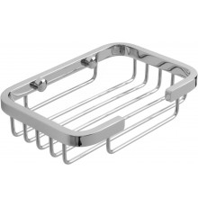 Allen Brau Priority Мыльница подвесная прямоугольная 14x9,5x3h см, цвет: хром 6.31016-00