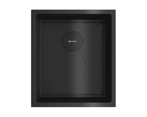 Omoikiri Taki 38-U/IF-GB Кухонная мойка нерж. сталь 38x44 см, цвет: графит 4997016