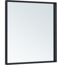 Allen Brau Liberty Зеркало подвесное прямоугольное с подсветкой 80x85 см, цвет: черный 1.330014.BB