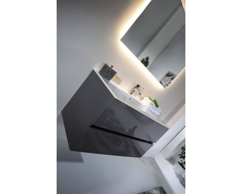 Armadi Art Vallessi Тумба подвесная 100х46х53h см, цвет: антрацит 837-100-A glossy Armadi Art Vallessi Тумба подвесная 100х46х53h см, цвет: антрацит 837-100-A glossy