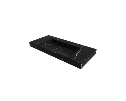 Armadi Art Flat Раковина мебельная прямоугольная 101х45,2х8h см, цвет: nero 859-100-NM