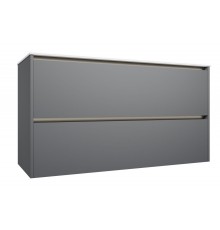 Allen Brau Activity Тумба под раковину 120x46x66,2 см, цвет: платина/олива 1.34015.PGM