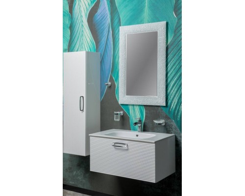 Armadi Art Vallessi Avantgarde Тумба подвесная 80х46х38h см, цвет: белый/хром 842-080-WCR Armadi Art Vallessi Avantgarde Тумба подвесная 80х46х38h см, цвет: белый/хром 842-080-WCR