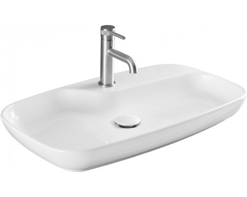 Allen Brau Liberty Раковина чаша 70x43x9h см с 1 отверстием, цвет: белый 4.32011.20