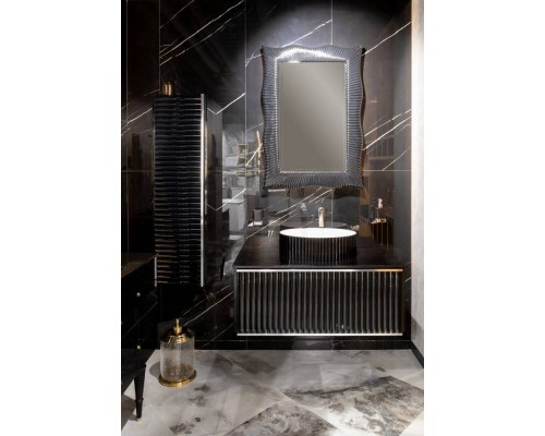 Armadi Art Vallessi Avantgarde Тумба подвесная 100х46х38h см, цвет: черный/хром 843-100-BCR