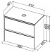 Allen Brau Activity Тумба под раковину 80x46x66,2 см, цвет: папирус/олива 1.34012.PWM