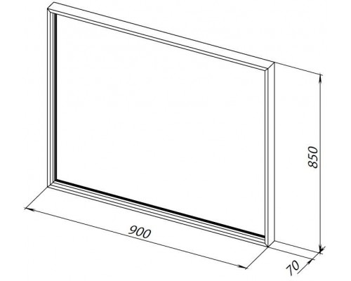 Allen Brau Liberty Зеркало подвесное прямоугольное с подсветкой 90x85 см, цвет: медь 1.330015.60 Allen Brau Liberty Зеркало подвесное прямоугольное с подсветкой 90x85 см, цвет: медь 1.330015.60