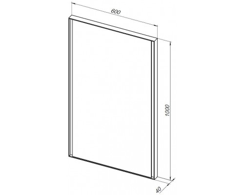 Allen Brau Infinity Зеркало подвесное прямоугольное с подсветкой 60x100 см, цвет: белый 1.21019.WT Allen Brau Infinity Зеркало подвесное прямоугольное с подсветкой 60x100 см, цвет: белый 1.21019.WT