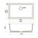 Omoikiri Okinoshima 76-U/I-G Glossy Кухонная мойка Natceramic 76x46 см, цвет: золото 4993041