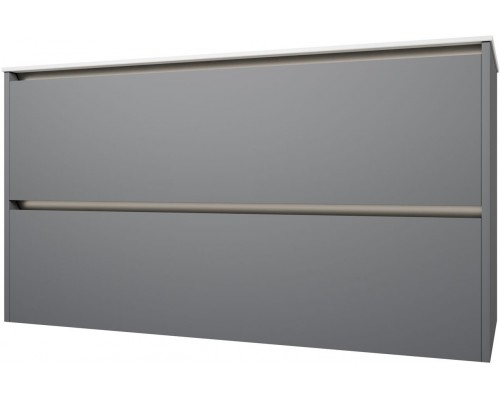 Allen Brau Activity Тумба под раковину 120x46x66,2 см, цвет: платина/олива 1.34015.PGM