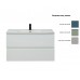 Allen Brau Eclipse Шкаф-пенал подвесной 40x32,2x180h см, цвет: олива матовый 1.E1005.CGM