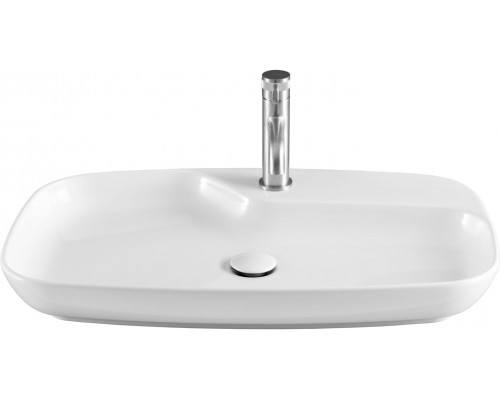 Allen Brau Liberty Раковина чаша 70x43x9h см с 1 отверстием, цвет: белый 4.32011.20