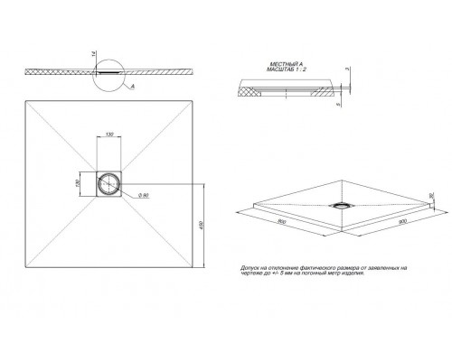 Allen Brau Priority Душевой поддон 90x90x3h см, цвет: зеленый 8.31002-CGM Allen Brau Priority Душевой поддон 90x90x3h см, цвет: зеленый 8.31002-CGM