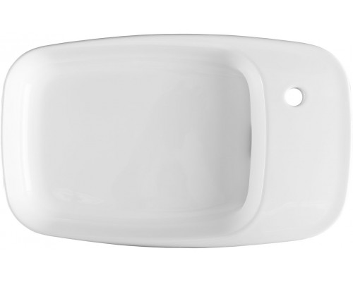 Allen Brau Liberty Раковина чаша 70x42,6x13,5h см с 1 отверстием, цвет: белый  4.32012.20