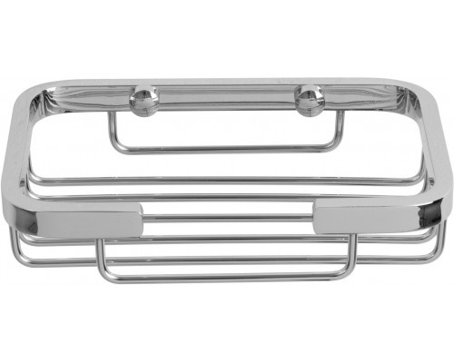 Allen Brau Priority Мыльница подвесная прямоугольная 14x9,5x3h см, цвет: хром 6.31016-00