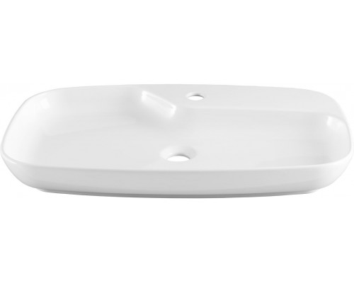 Allen Brau Liberty Раковина чаша 70x43x9h см с 1 отверстием, цвет: белый 4.32011.20