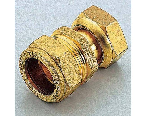Муфта обжим с накидной гайкой TIEMME 15х1/2"