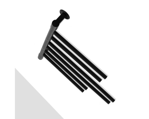 Электрический полотенцесушитель Energy I chrome G3 Double RAL 9005 (черный матовый)
