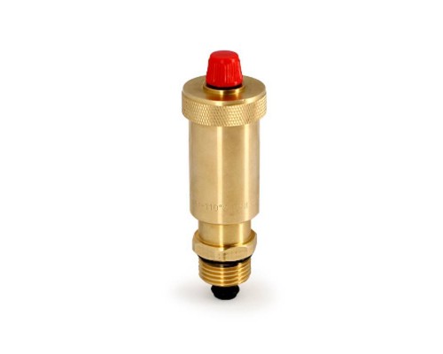 Воздухоотводчик автоматический Slim 1/2" UNI-FITT с отсечным клапаном