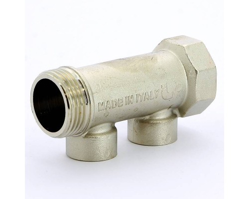 Коллектор НВ 1" никелированный ITAP 2 выхода 1/2"В 38мм