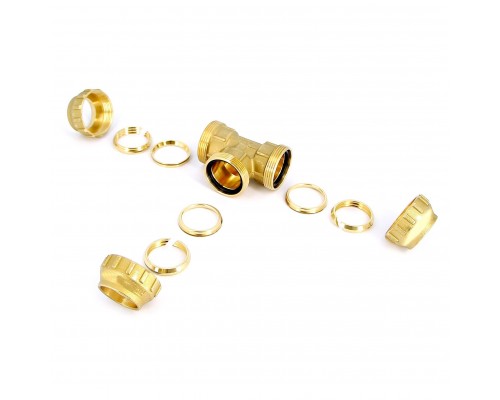 Тройник обжим-В TIEMME 20х1/2"х20