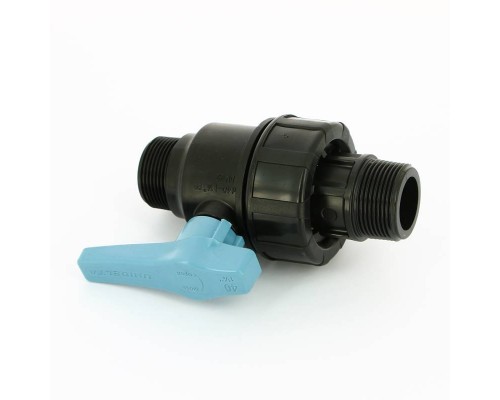Кран НН Unidelta 1"1/4 для труб ПНД полипропилен PP-B