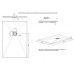 Allen Brau Priority Душевой поддон 120x80x3h см, цвет: зеленый 8.31006-PWM