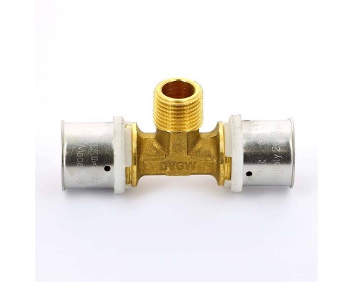 Тройник пресс-Н UNI-FITT 26х1/2"х26 Тройник пресс-Н UNI-FITT 26х1/2"х26