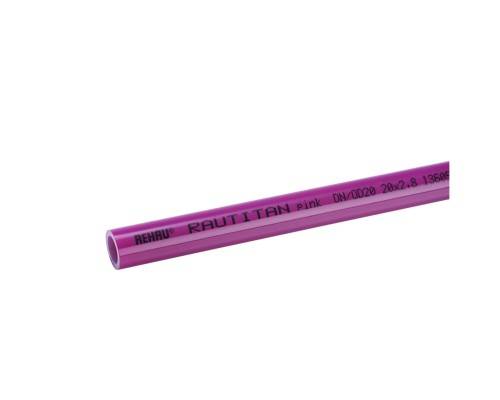 Труба отопительная REHAU RAUTITAN pink 20х2,8, метр, (120) NEW Труба отопительная REHAU RAUTITAN pink 20х2,8, метр, (120) NEW