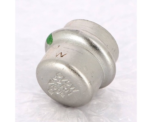 Заглушка пресс нержавеющая сталь Sanpress Inox VIEGA 22