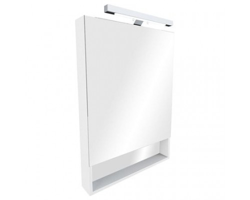 Шкаф зеркал The Gap 80 с подсветкой бел глян Roca ZRU9302887