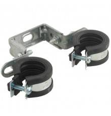 Хомут KSB1 DUPLO 1/2" (20-23 мм) двойной 1 винт. с уплотн. epdm, быстрый замок
