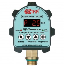 Реле давления EXTRA Акваконтроль воды электронное для насоса РДЭ-Универсал-10-2,2