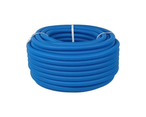 Труба VALFEX гофрированная CorrugatedPipe 25мм (50), синяя