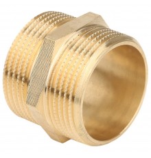 Ниппель Gappo НР-НР латунный 2"