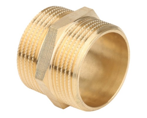 Ниппель Gappo НР-НР латунный 2"