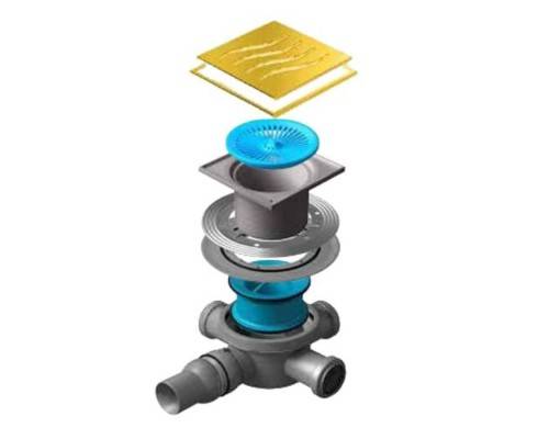 Трап точечный PESTAN Confluo Standard 15Х15 Tide 3 Gold