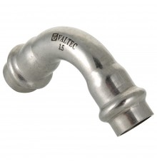 Угольник 90 из нержавеющей стали 22 внутренний-внутренний Valtec, (VTi.951) (уп. 5 шт)