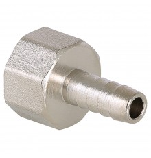Штуцер (елочка) ВР внутренняя резьба d 1/2" х 16 никель (VALFEX VF.654.N.012.16) уп 10 шт