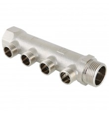 Коллектор наружная резьба 4 выхода 1" * 1/2" (VTc.500.N) (Valtec)