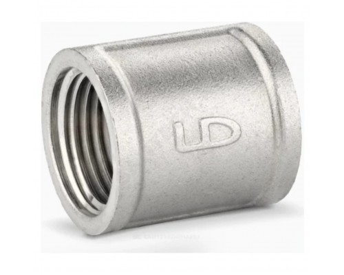 Муфта прямая LD DN25 внутренняя резьба, латунь