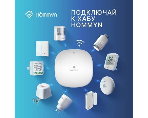 Модуль реле HOMMYN zigbee 1 канал (без нейтрали) RLZBNN01