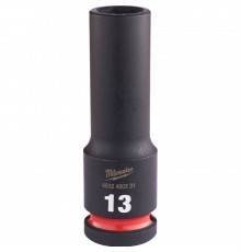 Головка Milwaukee 1/2" ударная удлиненная SHOCKWAVE 13мм