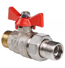 Кран шаровый с накидной гайкой НН наружная наружная резьба 1/2" (Valtec VT.226) уп 10 шт