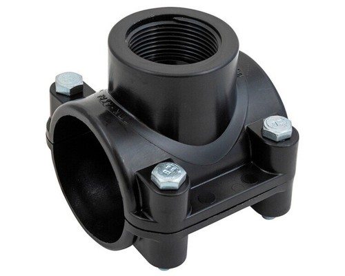 Седелка ПНД компрессионная ВР 160*1 1/4" внутренняя резьба