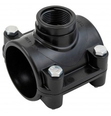 Седелка ПНД компрессионная ВР 75*1" внутренняя резьба (Политэк)